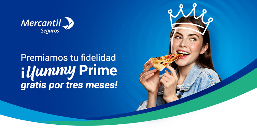 Mercantil Seguros premia la fidelidad de sus clientes con Yummy Prime (+detalles)