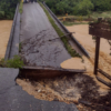 Reportaron colapso de puente que une a los estados Apure y Táchira tras fuertes lluvias