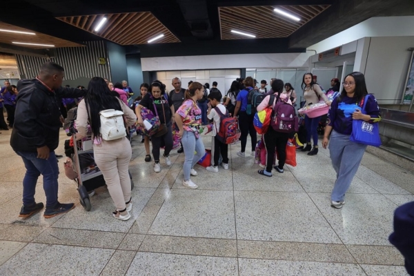 Autoridades reactivan plan de repatriación con 261 migrantes venezolanos procedentes de México