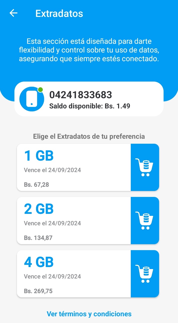 Los costos en bolívares de los planes de llamadas y navegación de Movistar de septiembre