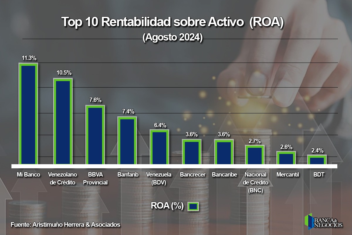 Activo total de la banca venezolana subió a US$11.106 millones y BDV con Banesco concentran el 60%