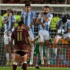 Piscinazo: Venezuela sacó un trabajado empate 1-1 frente a Argentina con Messi de vuelta