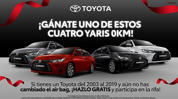 Toyota de Venezuela impulsa la seguridad vial y te premia con la campaña: Llamado Toyota