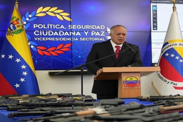 Cabello: fueron capturados 19 «mercenarios» vinculados a EEUU e incautadas armas de guerra