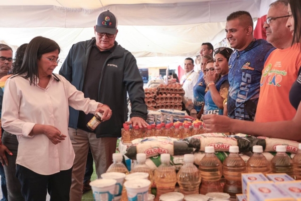 Delcy Rodríguez: Los Clap distribuyeron 132 millones de combos alimenticios en 2024