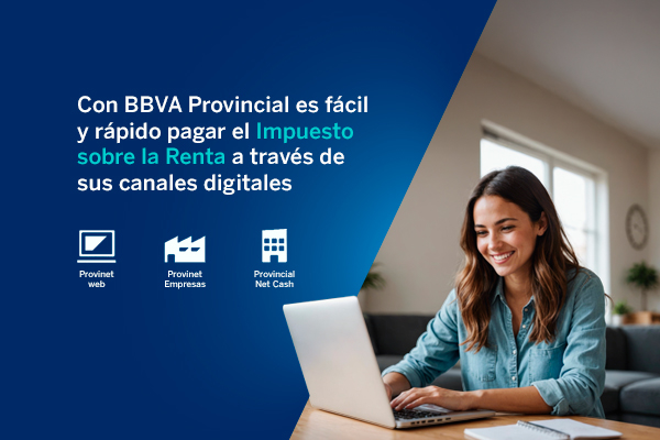 Con BBVA Provincial pagar el ISLR es más fácil y rápido desde su banca digital