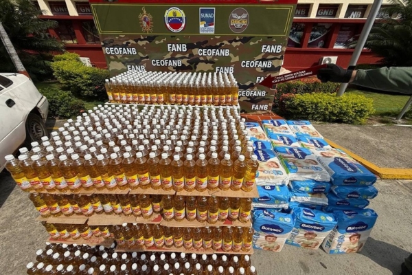 Detienen a un ciudadano en Táchira por presunto contrabando de aceite comestible