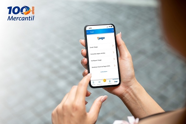 Disfruta de todas las ventajas de Tpago en la app Mercantil Móvil Personas